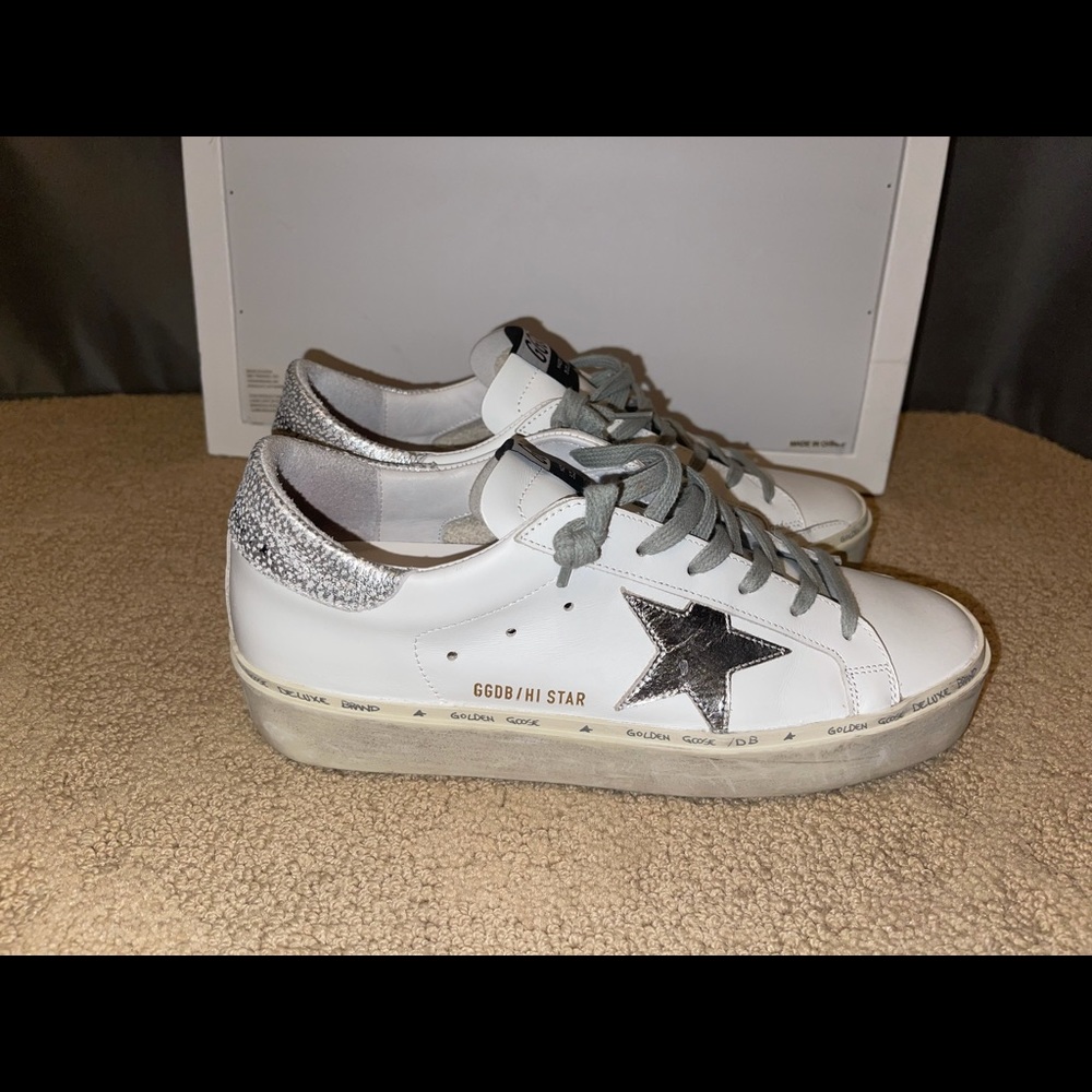 Golden Goose Hi Star Sneakers - White - 40